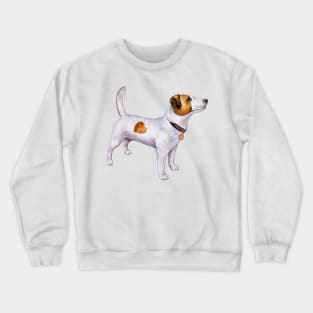 Jack Russell Terrier Watercolor Art Crewneck Sweatshirt